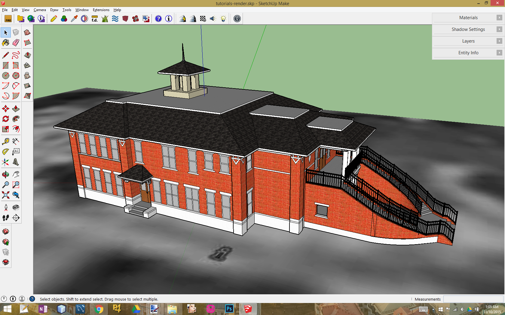 Фото в sketchup